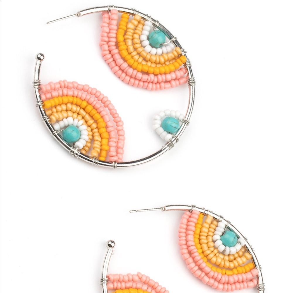 💥3/$15💥 Rainbow Horizons - Multi Color Seed Beads Earrings